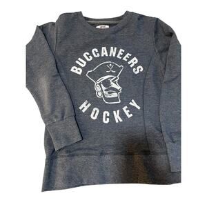 🏒 BUCCANEERS HOCKEY Distressed Graphic Crewneck - Ladies S 🏴‍☠️